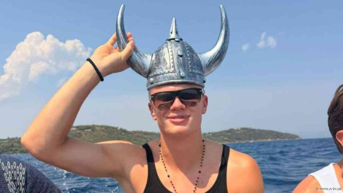 Geburtstagssause auf hoher See: Erling Haaland lässt es krachen