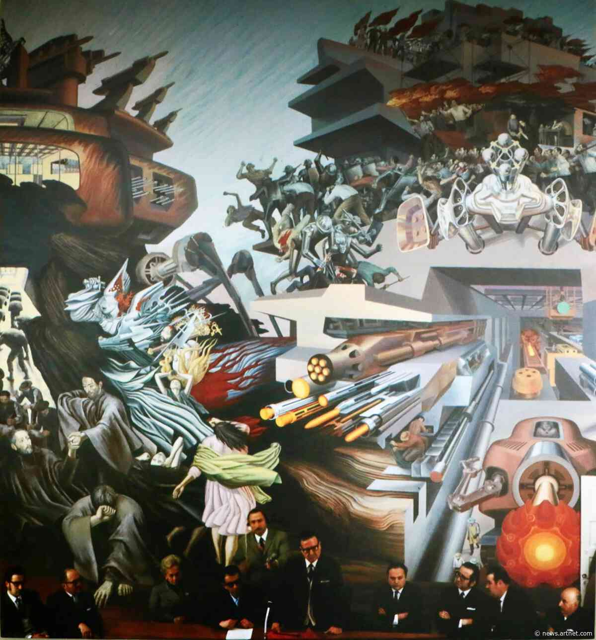 Monumental Chilean Mural Painted Over By Pinochet Is Being Uncovered