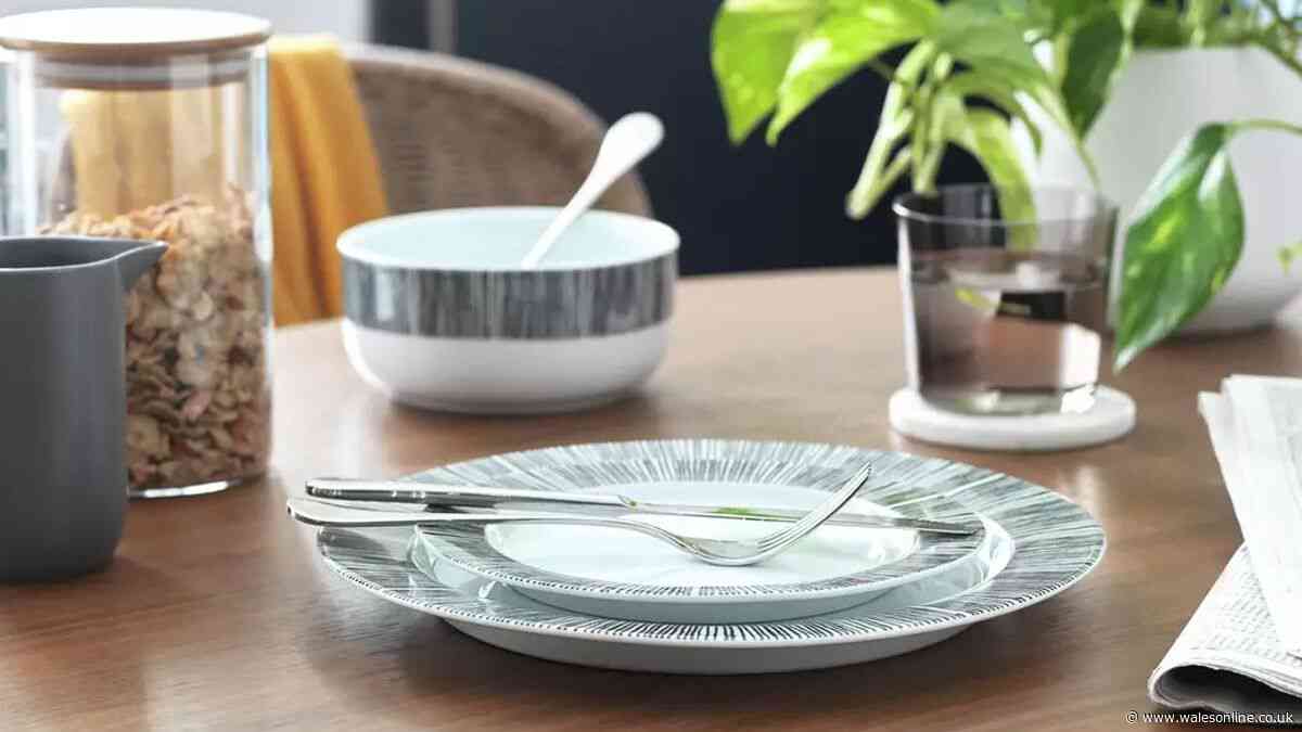 Habitat 'tasteful' 12-piece dinner set now £3 down from £29 with deal stack