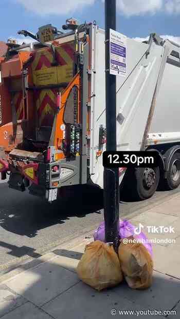 POV  You are Plashet Road’s timed waste collection in action