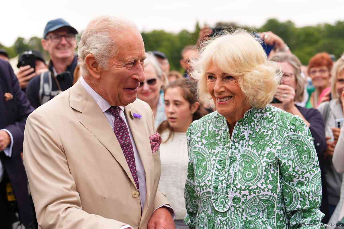 King and Queen present awards on visit to first RHS Sandringham Flower Show