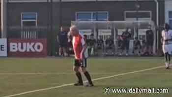 Legendary commentator Martin Tyler, 80, plays first few seconds of pre-season game for boyhood club
