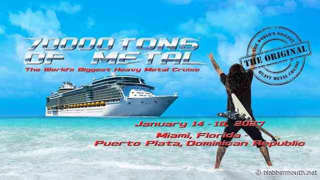 70000 TONS OF METAL 2027: ULI JON ROTH, ARCH ENEMY And MOONSPELL Among First Confirmed Bands For World's Biggest Heavy Metal Cruise