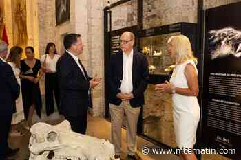 Étape varoise pour le prince Albert II qui a visité le Musée Archéologique de Saint-Raphaël