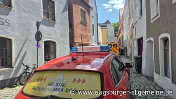 Feuerwehr rückt zu Seniorenwohnanlage in der Landsberger Altstadt aus