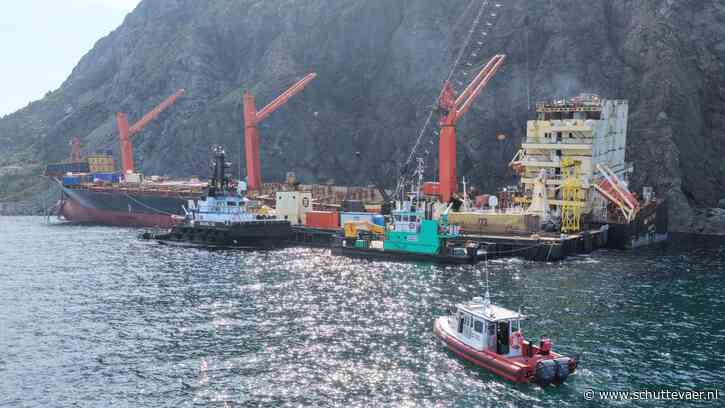 Ontmanteling vastgelopen MSC Baltic III in volle gang