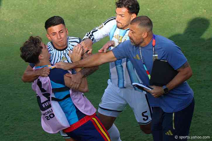Spain star involved in World Cup final brawl wants Leandro Paredes to escape ban