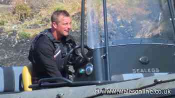 Bear Grylls spotted collecting Waitrose shopping at Welsh beach
