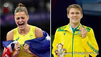 Third time’s a charm: Kennedy and Hodge named as Australia’s flag and baton bearers