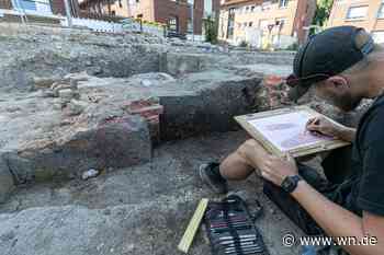 Historische Spuren: Austernschalen, Knochen und Glasobjekte entdeckt