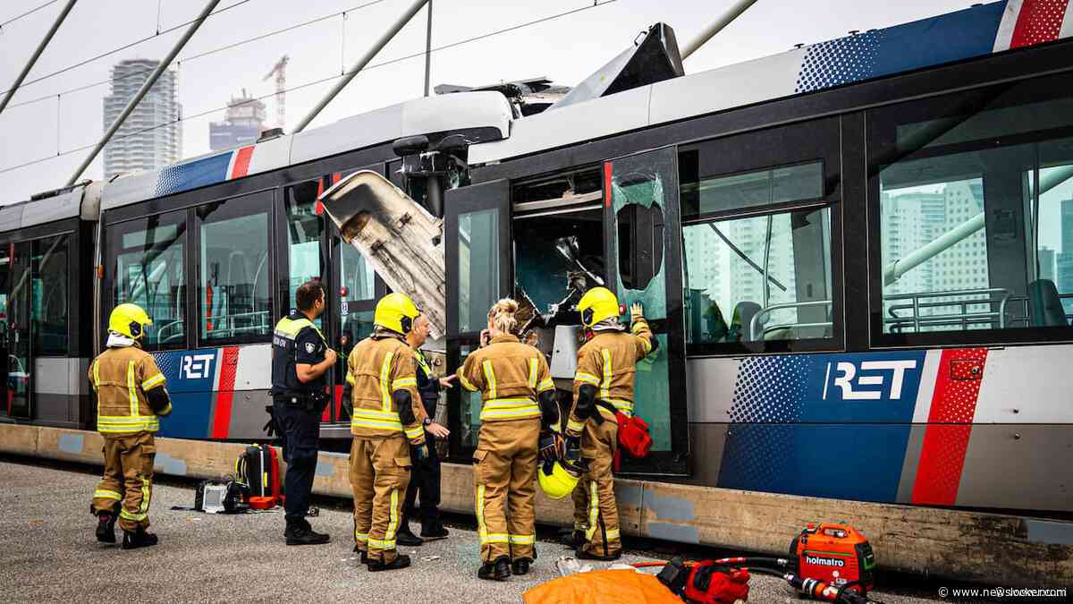 Burgemeester Schouten geschrokken van trambotsing Rotterdam: 'Enorme klap'