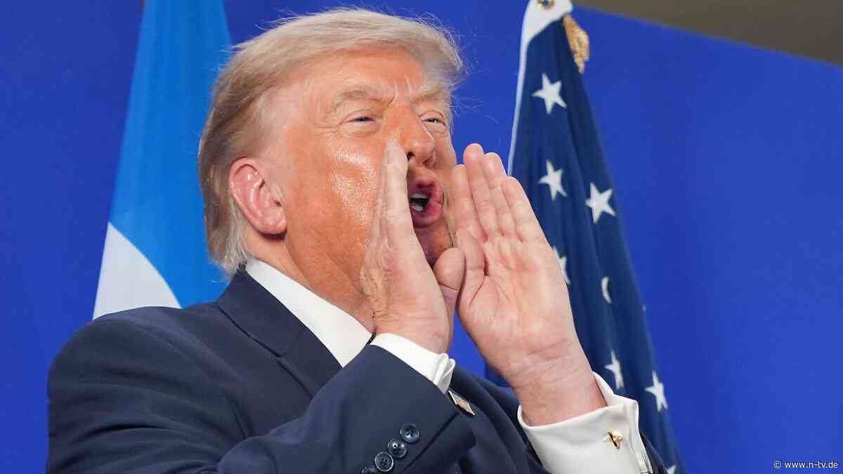 Neue Drohungen gegen Iran: Trump: Für jeden Schiffsbeschuss werden wir Brücke oder Kraftwerk zerstören