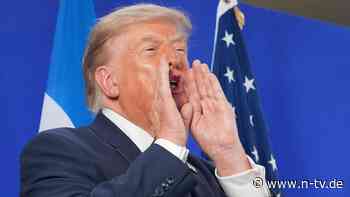 Neue Drohungen gegen Iran: Trump: Für jeden Schiffsbeschuss werden wir Brücke oder Kraftwerk zerstören