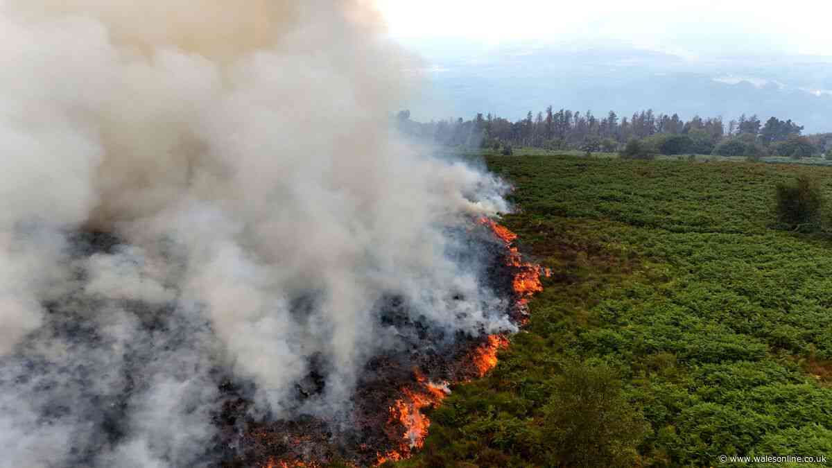 Blaenavon wildfire will burn for 'several days' as firefighters battle blaze