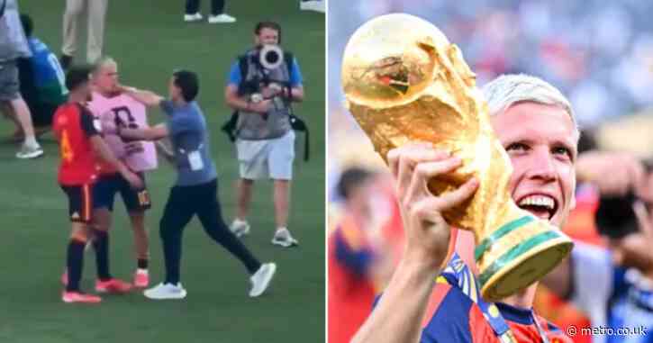 Argentina coach explains why he punched Spain star Dani Olmo after World Cup final