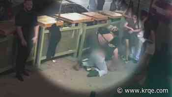 Watch: Woman attacks young girl selling flowers outside bar at closing time