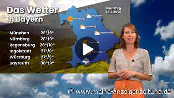 Wetter in Bayern: Sommerliches Wochenende mit Gewittergefahr am Samstag