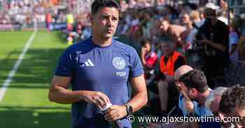 Míchel bespreekt filosofie uitgebreid: 'Ik wil dat Ajax offensieve en defensieve agressiviteit heeft'