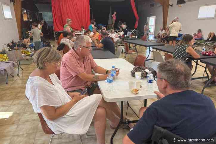 « On se demande ce qu’on va trouver » : à Carcès, les évacués du feu de Pontevès attendent de pouvoir rentrer chez eux