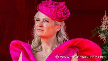Belgian Princess hits back at 'inappropriate' dress claims as she denies 'stealing the spotlight' from royals with striking outfit