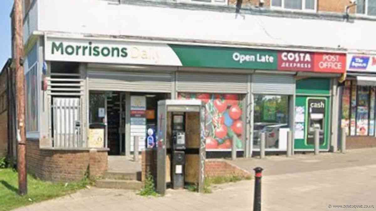 Hunt for man who stole from till at Morrisons shop in Bristol