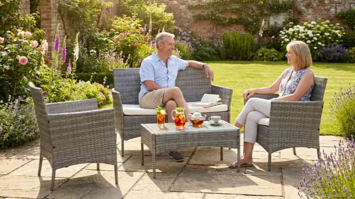 'Built to handle British weather' £200 rattan furniture set down to £65