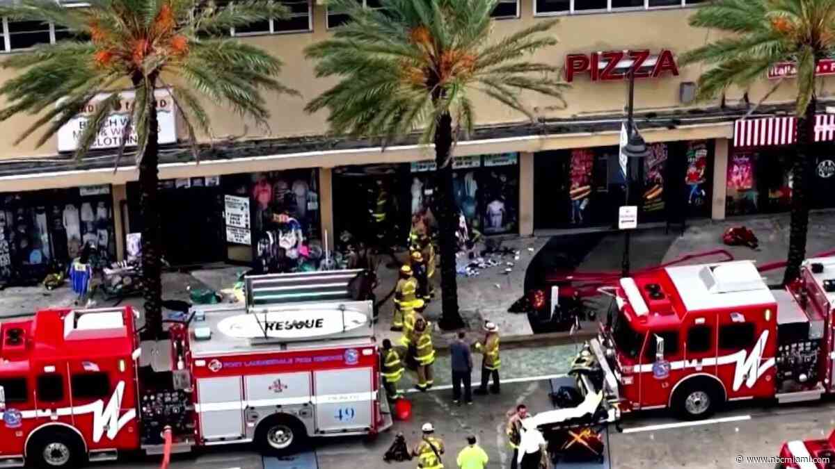 Clothing store catches fire on Las Olas Boulevard in Fort Lauderdale