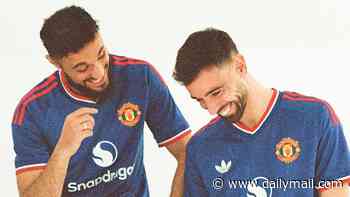 Man United reveal new away kit as club pays tribute to iconic 1988 kit - hours after Stormzy 'leaked' shirt