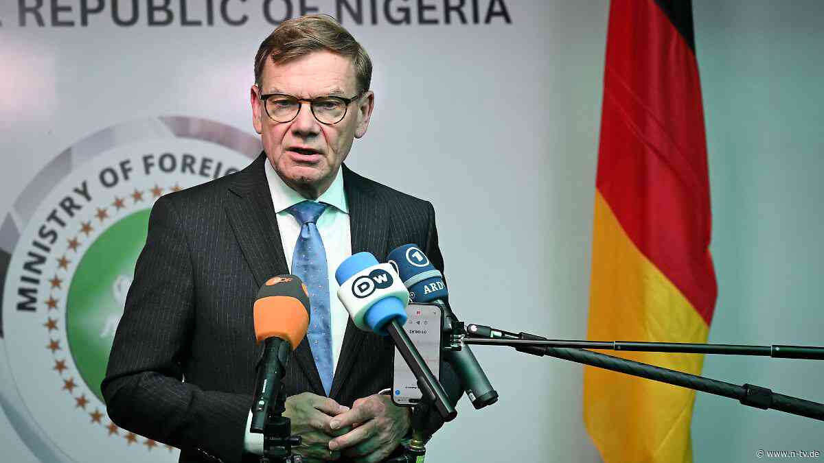 Trotz fragiler Sicherheitslage: Wadephul versucht deutsche Firmen nach Nigeria zu locken