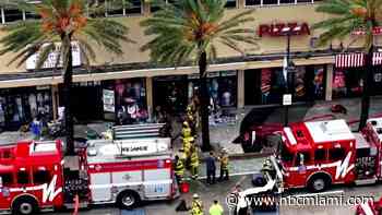 Clothing store catches fire on Las Olas Boulevard in Fort Lauderdale