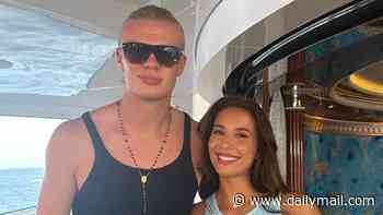 Erling Haaland's girlfriend Isabel Haugseng Johansen shares a look at the football star's 26th birthday celebration on a luxury yacht