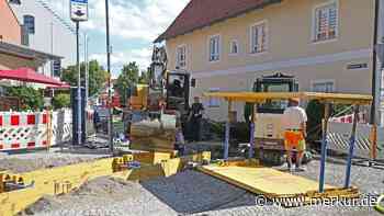 Bagger trifft Gasleitung in Bad Tölz: Feuerwehr, Polizei und BRK im Einsatz
