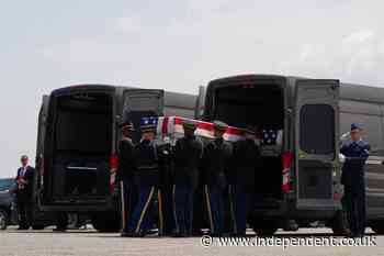 Trump attends transfer of fallen U.S. service members, in photos