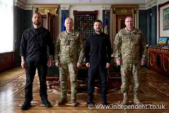 Zelensky’s new military chief wins widespread approval after surprise sacking