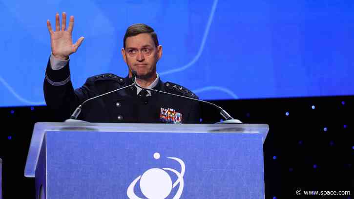 If space war erupts, 'none of us will be able to avoid the war zone,' warns outgoing Space Force chief in final public speech