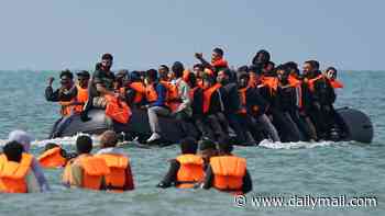 As many as 100 Channel migrants arrive today on vessels branded 'Burnham's boats', piling pressure on new PM to set out immigration plans