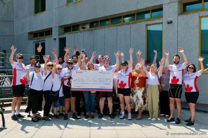 ‘Making an impact’: Charity cyclists gift $100K to Victoria General Hospital
