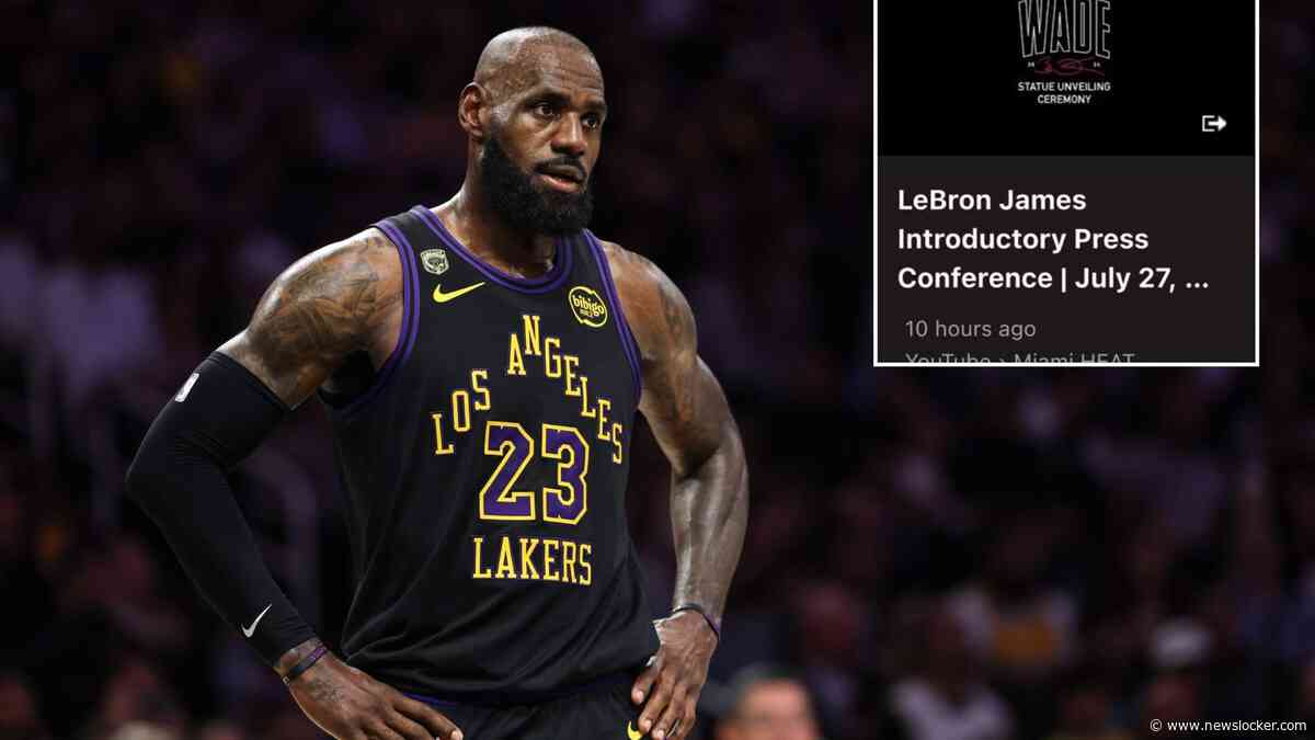 Foutje, bedankt? Verwijderde video bij Miami Heat zet transfergeruchten rond LeBron James (41) in vuur en vlam
