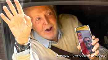 Sir Ringo Starr's message to Sir Paul McCartney as Beatles legends spotted on the phone