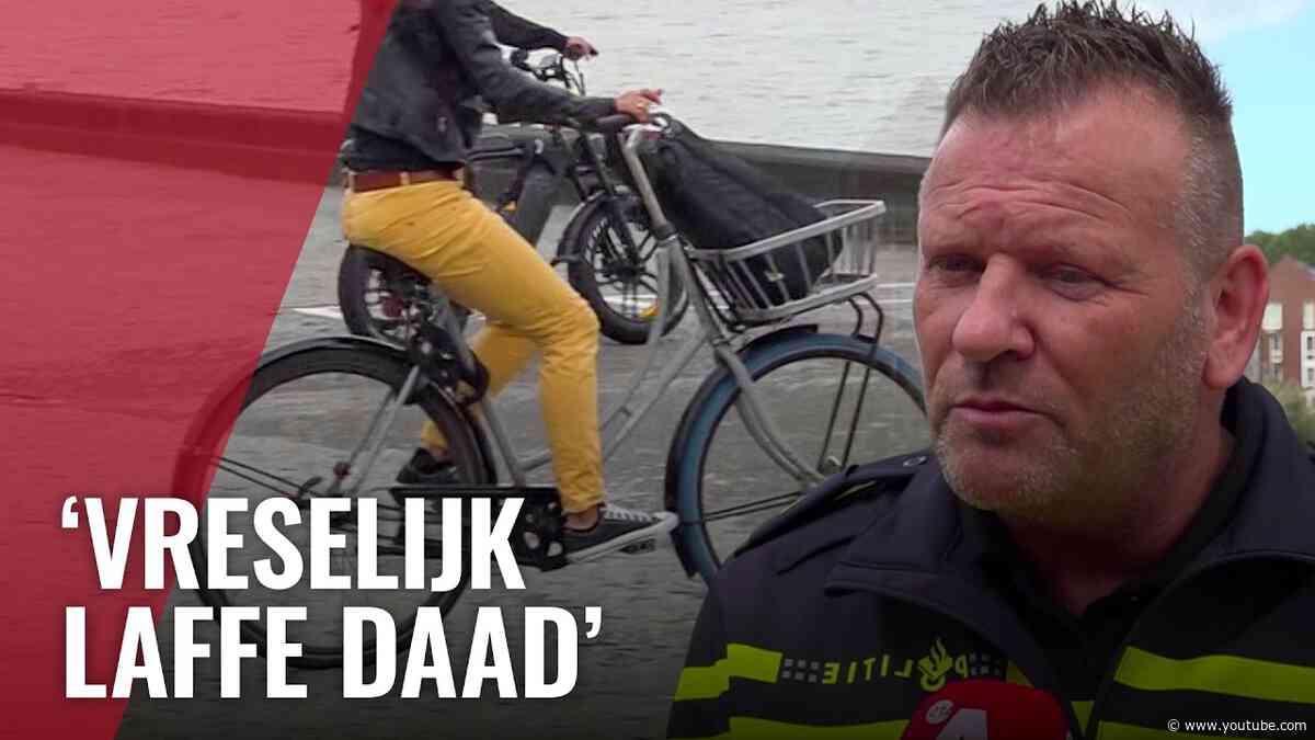 Bewusteloze vrouw (60) bestolen van fiets en rugzak op IJplein