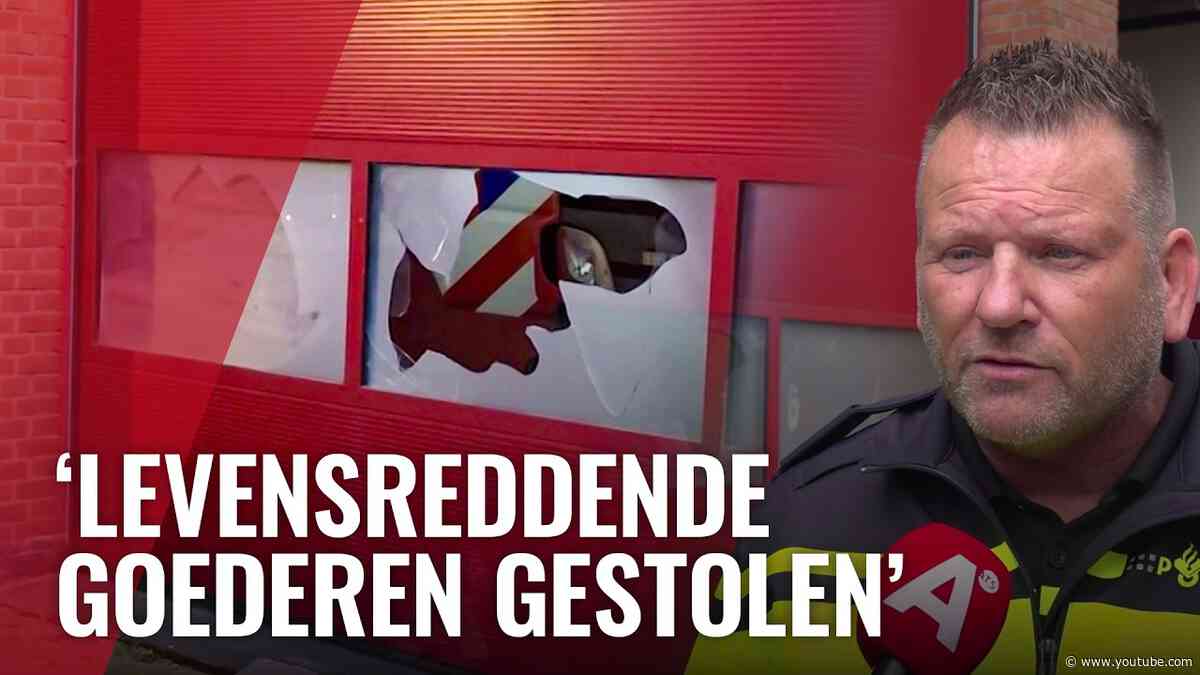 Twee keer ingebroken bij brandweerkazerne aan IJdoornlaan