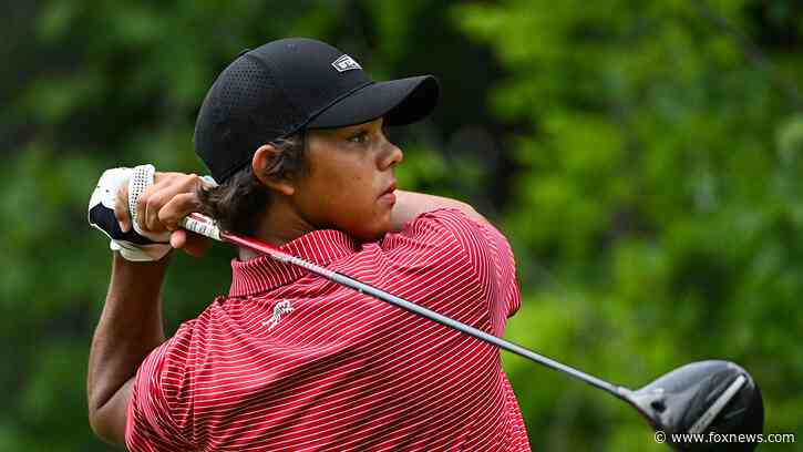 Charlie Woods' shot at the U.S. Junior Amateur ruined by clueless golf fan's phone: 'Really, dude?'