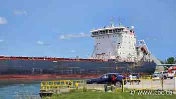 Stuck freighter near Sarnia Harbour is on the move