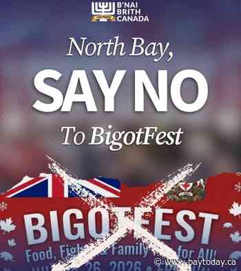 Human rights group warns of 'Bigotfest' event in North Bay
