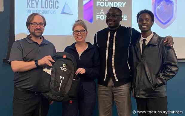 Cambrian College students earn first place at hackathon event