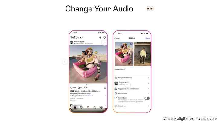 Instagram Now Lets Creators Swap Out Music In Older Posts