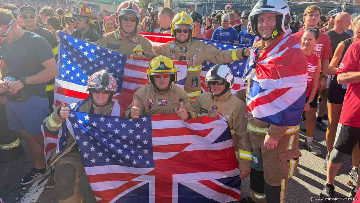 North East firefighters to take part in New York run in memory of those who lost their lives on 9/11