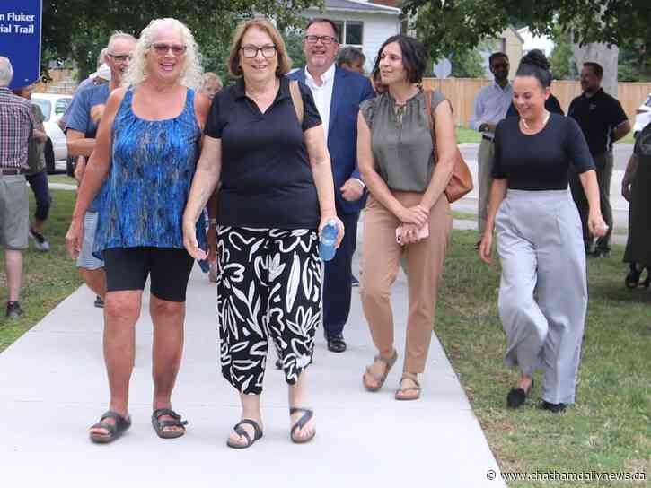 Trail dedicated in memory of popular Tilbury politician Bryon Fluker