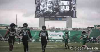 Roughriders try to focus on football with Elks visiting following Dalke’s death