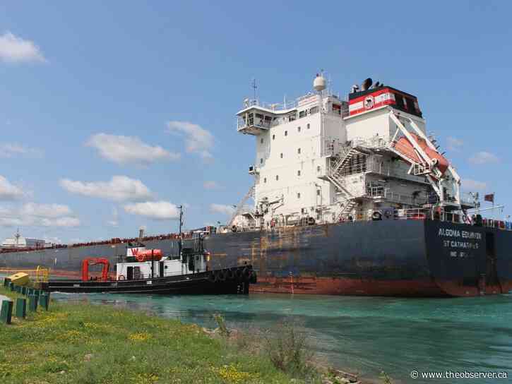 Lake freighter free after running aground near Sarnia Harbour